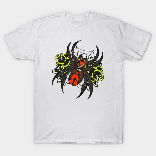 Black Widow T-Shirt by Lees Tees